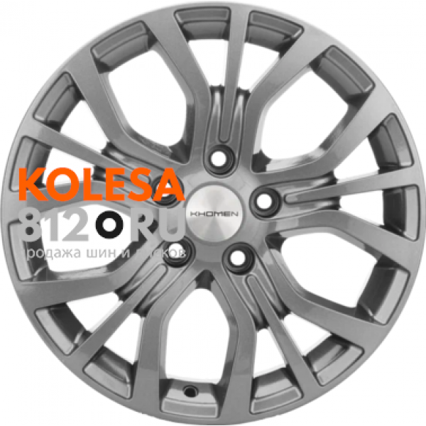 Khomen Wheels KHW1608 6.5 R16 PCD:5/120 ET:51 DIA:65.1 Gray