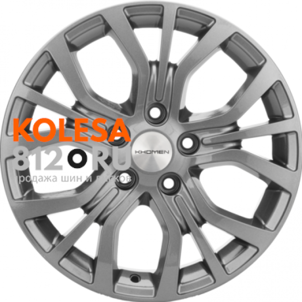 Khomen Wheels KHW1608 6.5 R16 PCD:5/114.3 ET:41 DIA:67.1 Gray