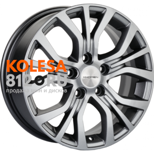 Khomen Wheels KHW1608 6.5 R16 PCD:5/114.3 ET:45 DIA:67.1 G-Silver