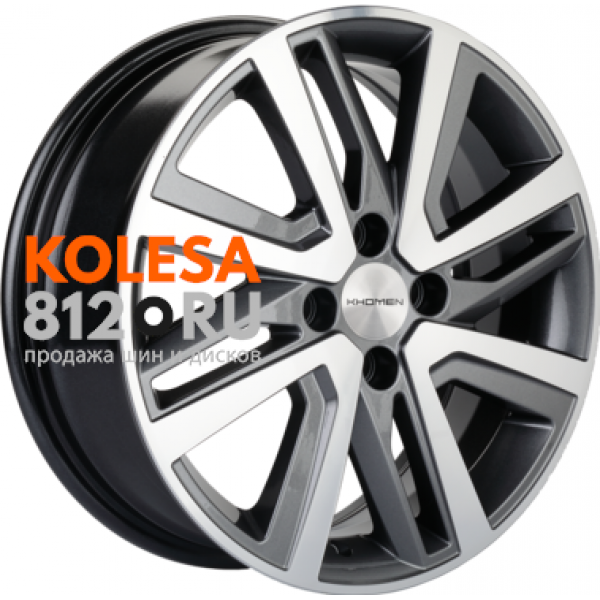 Khomen Wheels KHW1609 6 R16 PCD:4/100 ET:46 DIA:54.1 Gray-FP