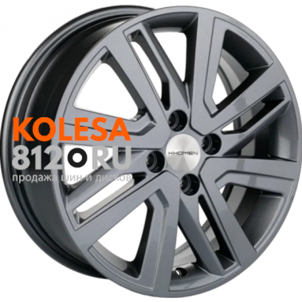 Khomen Wheels KHW1609 6 R16 PCD:4/100 ET:41 DIA:60.1 Gray