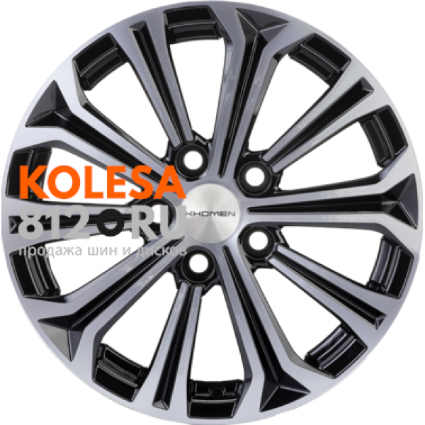 Khomen Wheels KHW1610 6.5 R16 PCD:5/115 ET:41 DIA:70.2 Black-FP