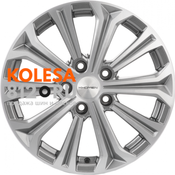 Khomen Wheels KHW1610 (Astra) 6.5 R16 PCD:5/115 ET:41 DIA:70.2 Gray-FP