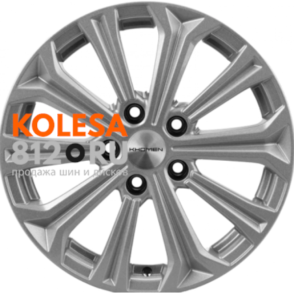 Khomen Wheels KHW1610 6.5 R16 PCD:5/112 ET:46 DIA:57.1 F-Silver