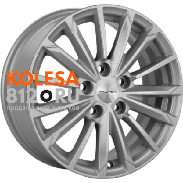 Khomen Wheels KHW1611 6.5 R16 PCD:5/108 ET:43 DIA:65.1 F-Silver