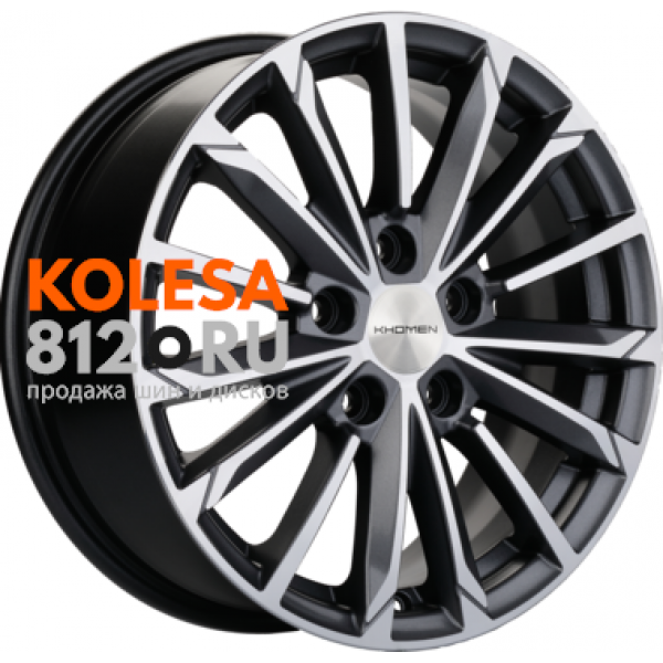 Khomen Wheels KHW1611 6.5 R16 PCD:5/108 ET:43 DIA:65.1 Gray-FP