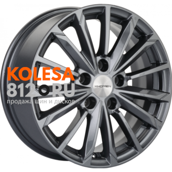 Khomen Wheels KHW1611 6.5 R16 PCD:5/108 ET:43 DIA:65.1 Gray