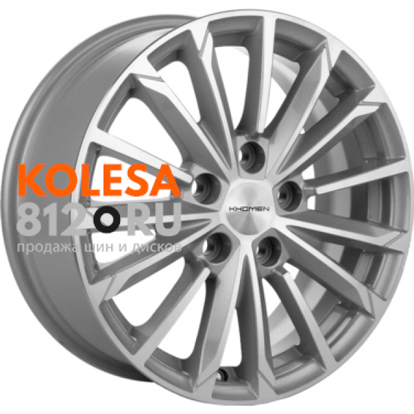 Khomen Wheels KHW1611 6.5 R16 PCD:5/114.3 ET:43 DIA:67.1 F-Silver-FP