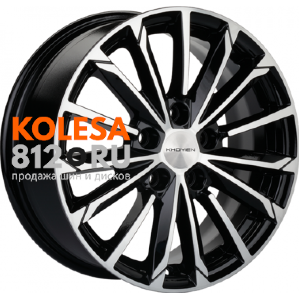 Khomen Wheels KHW1611 6.5 R16 PCD:5/114.3 ET:50 DIA:67.1 Black-FP