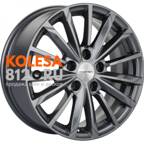 Khomen Wheels KHW1611 6.5 R16 PCD:5/114.3 ET:50 DIA:67.1 Gray
