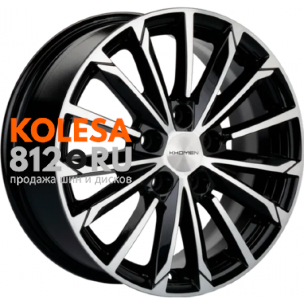 Khomen Wheels KHW1611 6.5 R16 PCD:5/110 ET:46 DIA:63.3 Black-FP