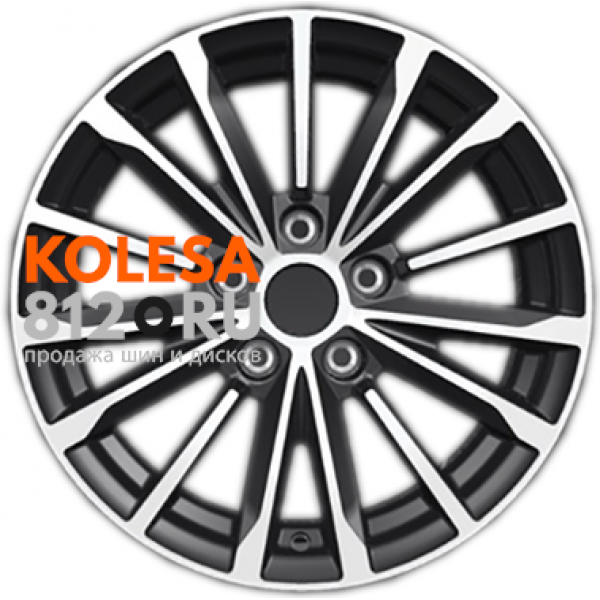 Khomen Wheels KHW1611 6.5 R16 PCD:5/114.3 ET:45 DIA:60.1 Gray-FP