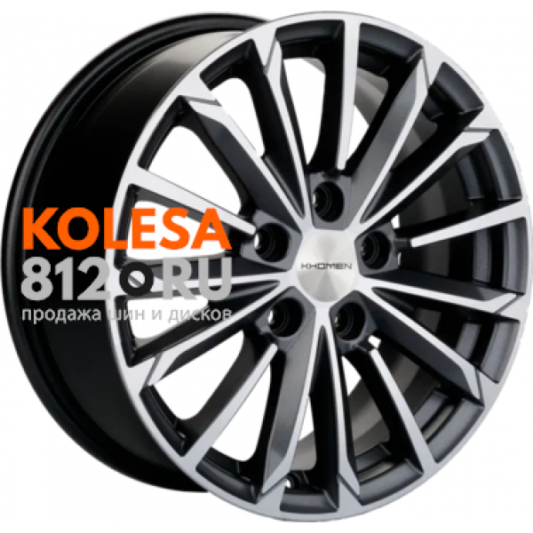 Khomen Wheels KHW1611 6.5 R16 PCD:5/110 ET:45 DIA:67.1 Gray-FP