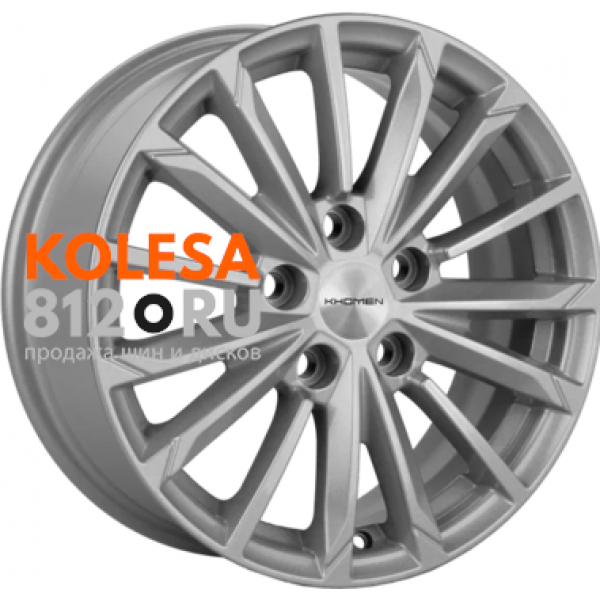 Khomen Wheels KHW1611 6.5 R16 PCD:5/114.3 ET:50 DIA:66.1 G-Silver