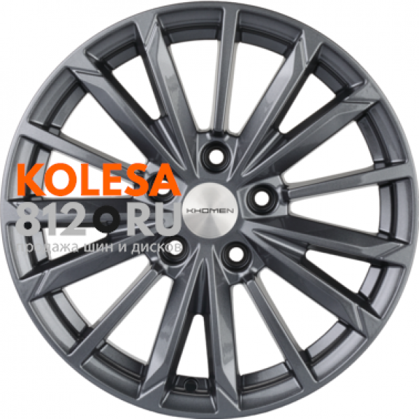 Khomen Wheels KHW1611 6.5 R16 PCD:5/114.3 ET:40 DIA:66.1 Gray