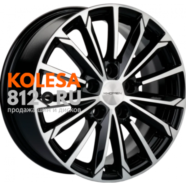 Khomen Wheels KHW1611 6.5 R16 PCD:5/114.3 ET:44 DIA:67.1 Black-FP