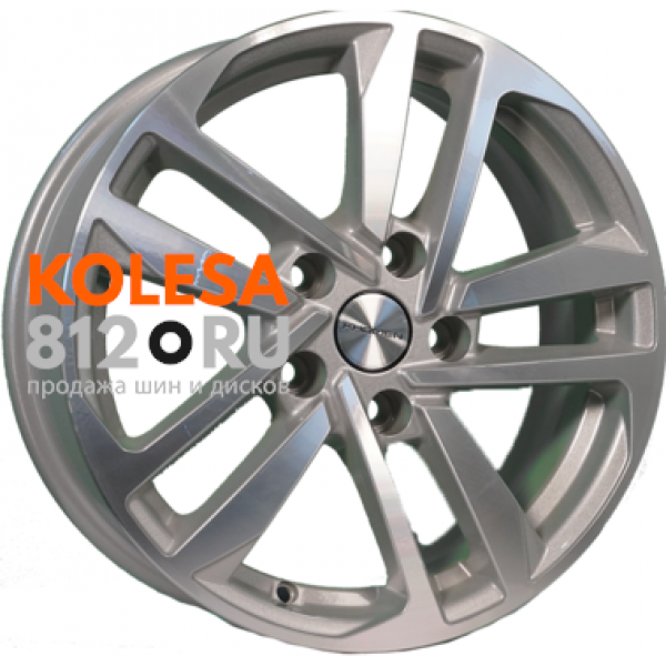 Khomen Wheels KHW1612 6.5 R16 PCD:5/108 ET:50 DIA:63.35 F-Silver-FP