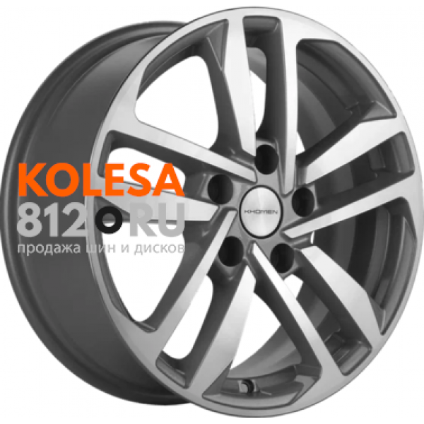 Khomen Wheels KHW1612 (DFM 580) 6.5 R16 PCD:5/110 ET:45 DIA:67.1 F-Silver-FP
