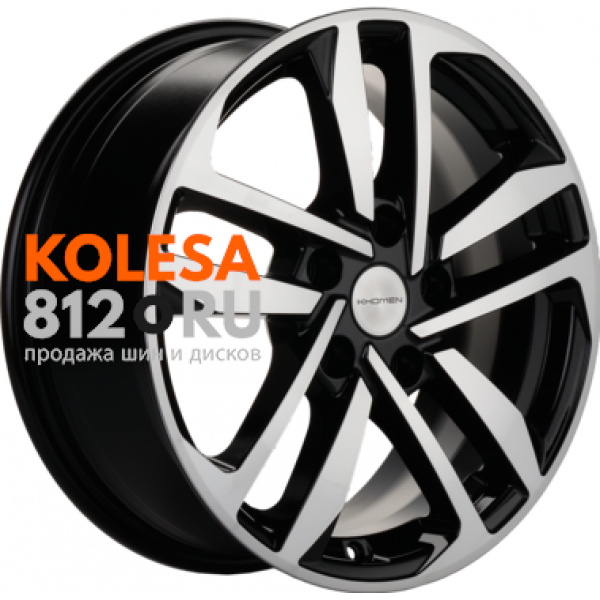 Khomen Wheels KHW1612 6.5 R16 PCD:5/114.3 ET:47 DIA:66.1 Black-FP