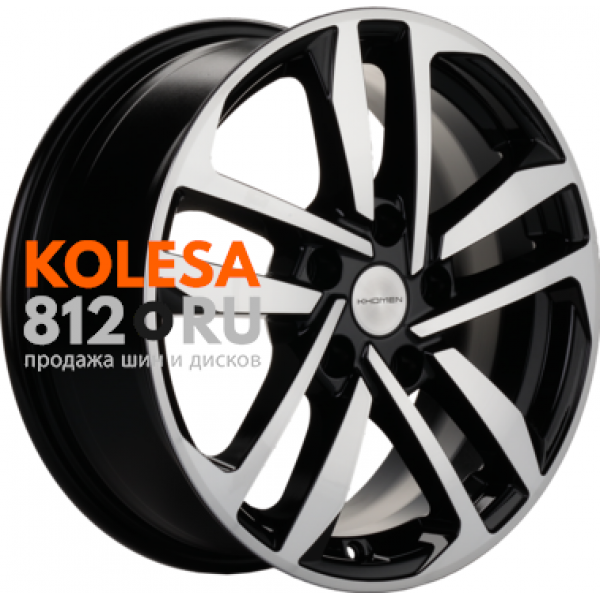 Khomen Wheels KHW1612 6.5 R16 PCD:5/112 ET:50 DIA:57.1 Black-FP