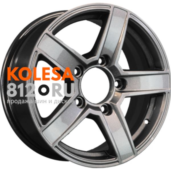 Khomen Wheels KHW1614 6.5 R16 PCD:5/139.7 ET:40 DIA:98.5 Gray