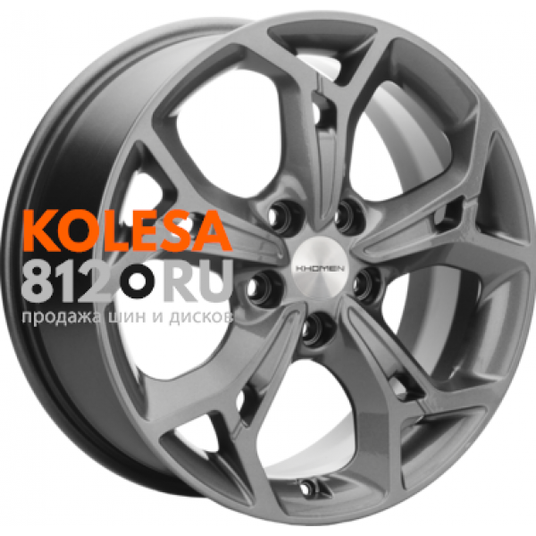 Khomen Wheels KHW1702 7 R17 PCD:5/114.3 ET:37 DIA:66.5 Gray