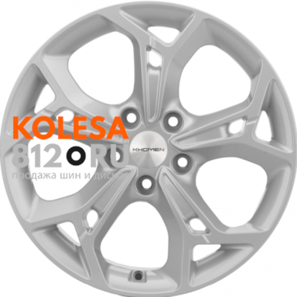 Khomen Wheels KHW1702 7 R17 PCD:5/114.3 ET:50 DIA:67.1 F-Silver