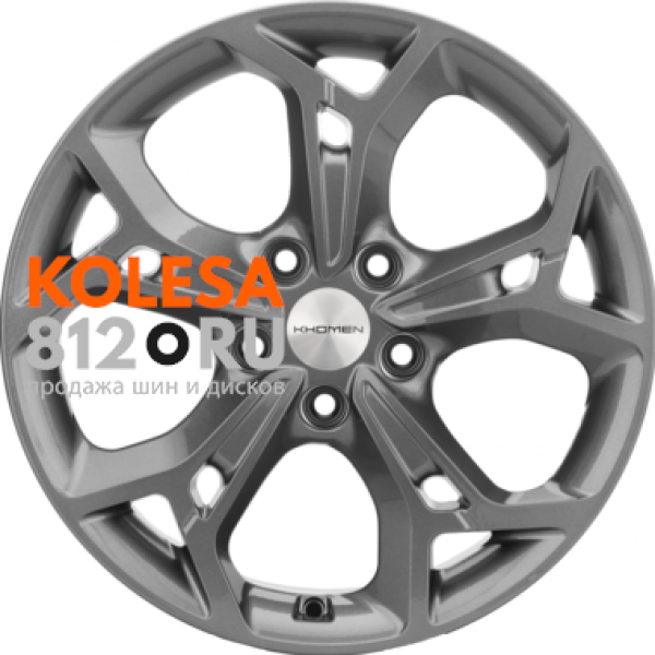 Khomen Wheels KHW1702 7 R17 PCD:5/114.3 ET:50 DIA:67.1 Gray