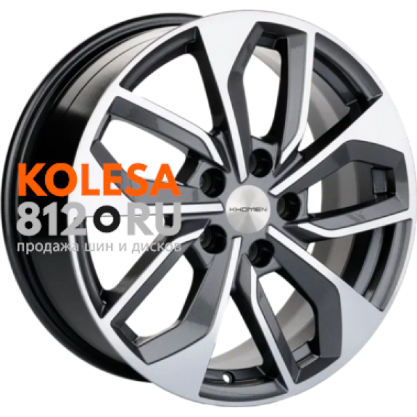 Khomen Wheels KHW1703 (Besturn X40) 7 R17 PCD:5/114.3 ET:40 DIA:57.1 Gray-FP