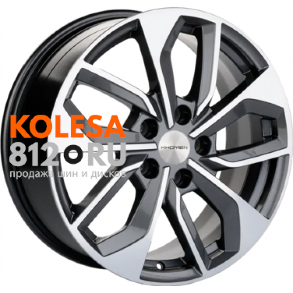 Khomen Wheels KHW1703 (Evolute i-Joy) 7 R17 PCD:5/110 ET:40 DIA:67.1 Gray-FP