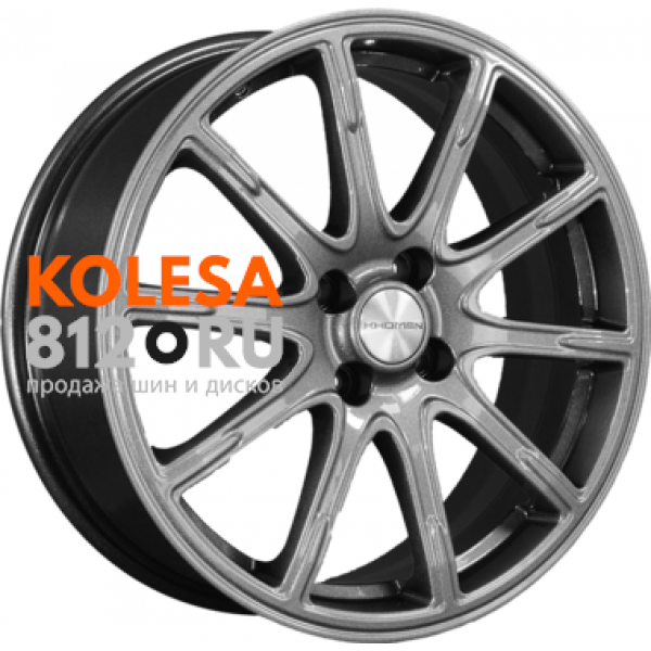 Khomen Wheels KHW1707 6.5 R17 PCD:4/100 ET:43 DIA:60.1 G-Silver