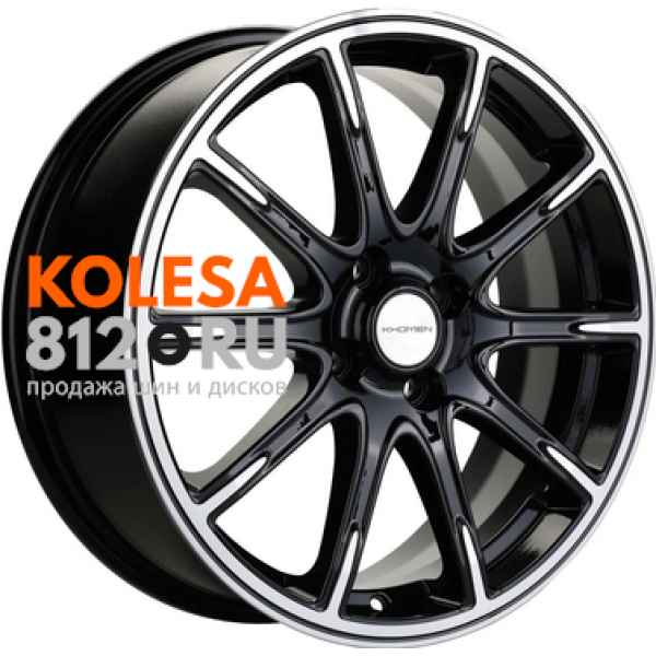 Khomen Wheels KHW1707 6.5 R17 PCD:4/100 ET:44 DIA:54.1 Black-FP