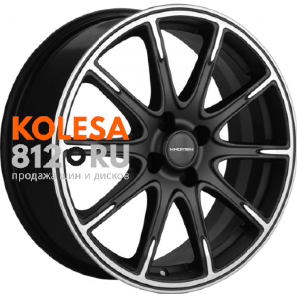 Khomen Wheels KHW1707 6.5 R17 PCD:4/100 ET:43 DIA:60.1 Black-FP matt