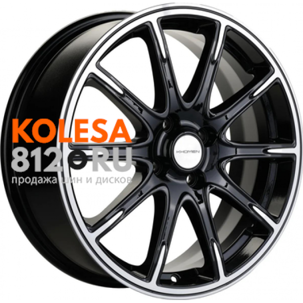 Khomen Wheels KHW1707 6.5 R17 PCD:4/100 ET:41 DIA:60.1 Black-FP
