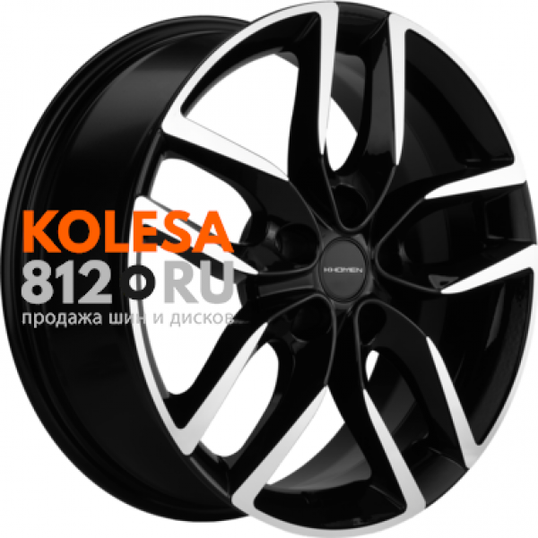 Khomen Wheels KHW1708 6.5 R17 PCD:5/114.3 ET:45 DIA:60.1 Black-FP