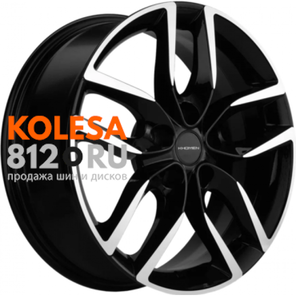 Khomen Wheels KHW1708 6.5 R17 PCD:5/114.3 ET:45 DIA:66.1 Black-FP