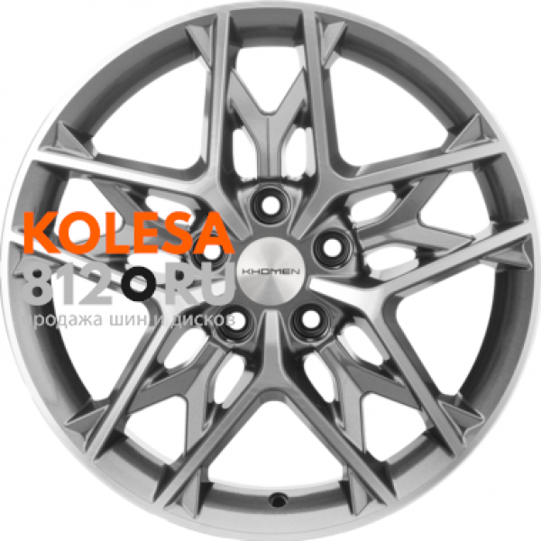 Khomen Wheels KHW1709 7 R17 PCD:5/114.3 ET:50 DIA:67.1 Gray-FP
