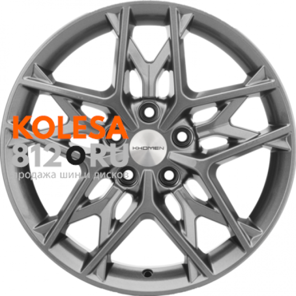 Khomen Wheels KHW1709 7 R17 PCD:5/114.3 ET:45 DIA:60.1 Gray