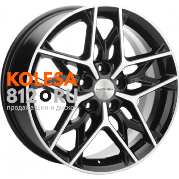 Khomen Wheels KHW1709 (Ford C-Max) 7 R17 PCD:5/108 ET:50 DIA:63.35 Black-FP