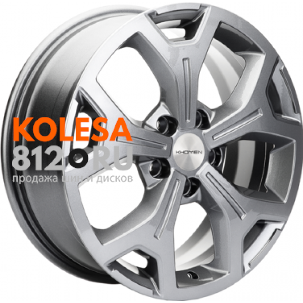 Khomen Wheels KHW1710 6.5 R17 PCD:5/114.3 ET:50 DIA:67.1 G-Silver