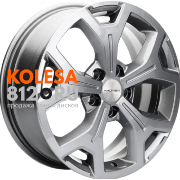 Khomen Wheels KHW1710 6.5 R17 PCD:5/108 ET:33 DIA:60.1 Gray