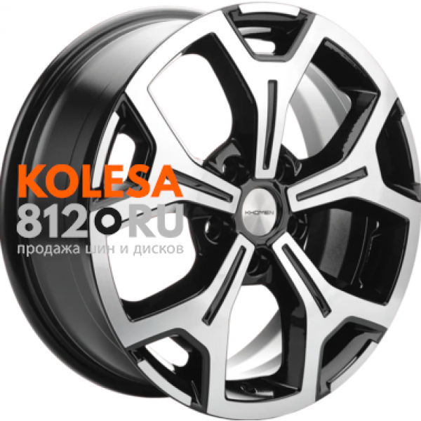 Khomen Wheels KHW1710 6.5 R17 PCD:5/114.3 ET:45 DIA:54.1 Black-FP