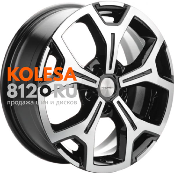 Khomen Wheels KHW1710 6.5 R17 PCD:5/120 ET:60 DIA:65.1 Black-FP