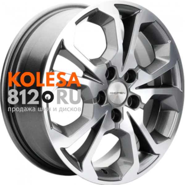 Khomen Wheels KHW1711 6.5 R17 PCD:5/108 ET:33 DIA:60.1 Gray-FP
