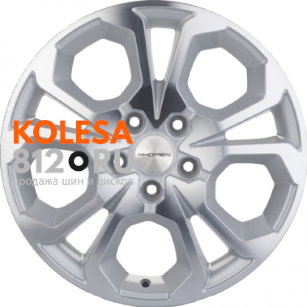 Khomen Wheels KHW1711 6.5 R17 PCD:5/114.3 ET:50 DIA:66.1 F-Silver-FP