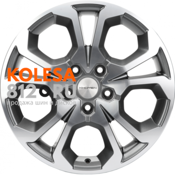 Khomen Wheels KHW1711 6.5 R17 PCD:5/114.3 ET:50 DIA:66.1 Gray-FP