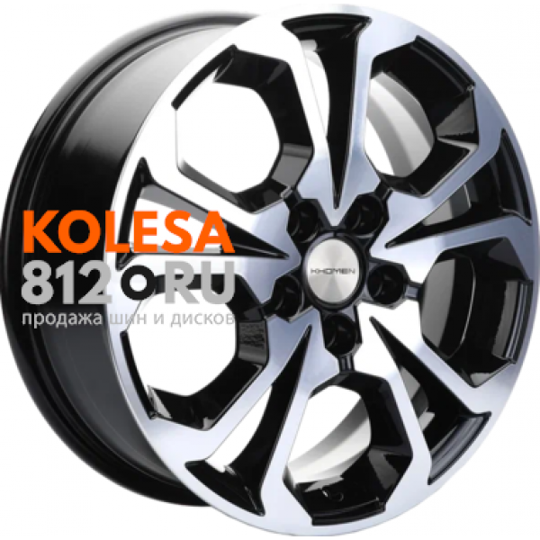 Khomen Wheels KHW1711 6.5 R17 PCD:5/114.3 ET:45 DIA:54.1 Black-FP