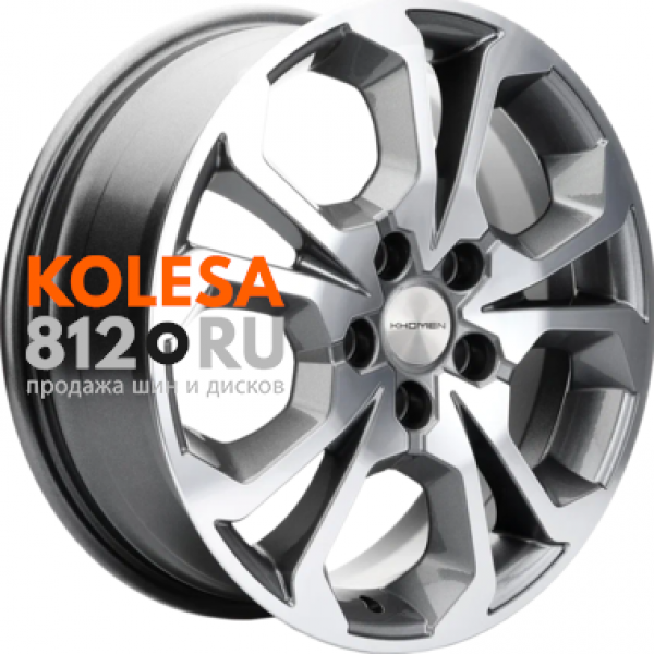 Khomen Wheels KHW1711 6.5 R17 PCD:5/114.3 ET:45 DIA:54.1 Gray-FP
