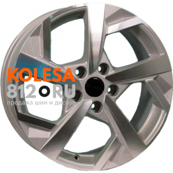 Khomen Wheels KHW1712 7 R17 PCD:5/110 ET:40 DIA:67.1 F-Silver-FP
