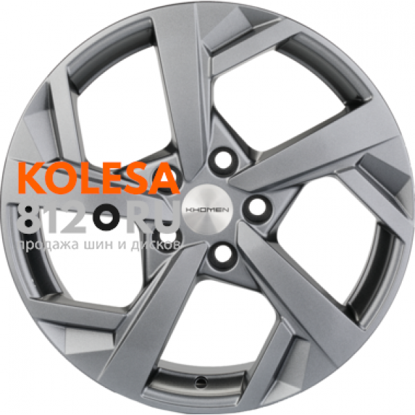 Khomen Wheels KHW1712 7 R17 PCD:5/112 ET:46 DIA:66.6 G-Silver